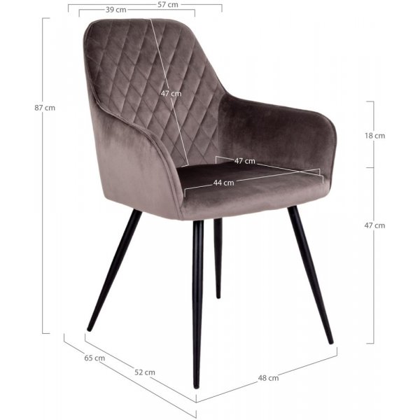 Chaise de Salle  Manger Harbo - Marron