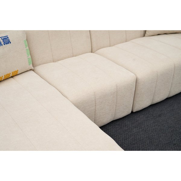 Beyza divansoffa vänster - Cream Beyza divansoffa vänster - Cream