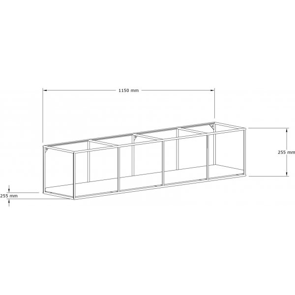 Miray v�gghylla - Vit/svart