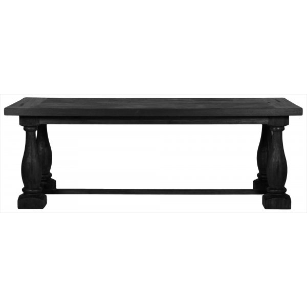 Lamier matbord i svartbetsad ask 220x100 cm