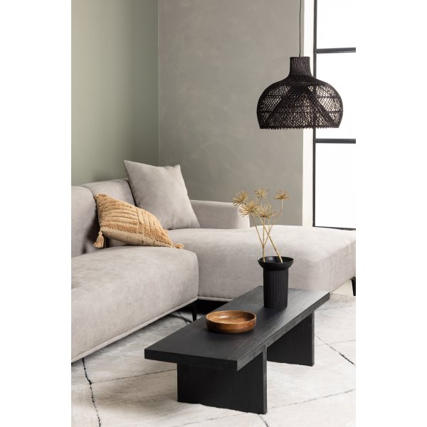 Viskan divansoffa - Svart/Ljusgrå Viskan divansoffa - Svart/Ljusgrå