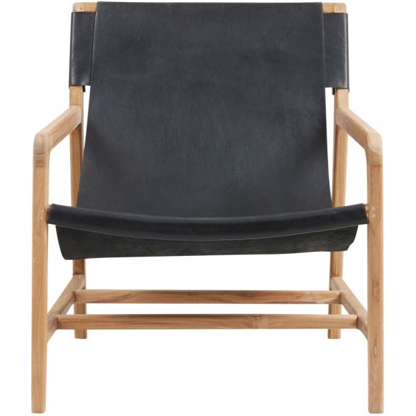 Charleston ftlj - Teak/svart + Textilskydd fr mbler