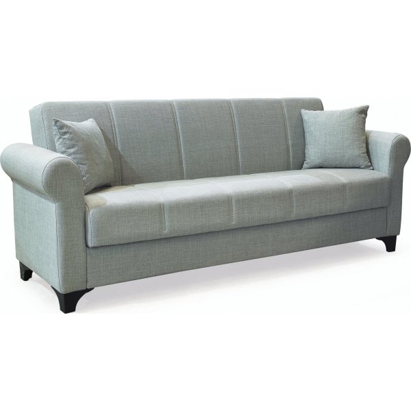 Ada 3-sits bddsoffa - Ljusgr