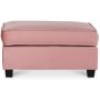 Adore lounge fotpall - Dusty pink (Sammet)