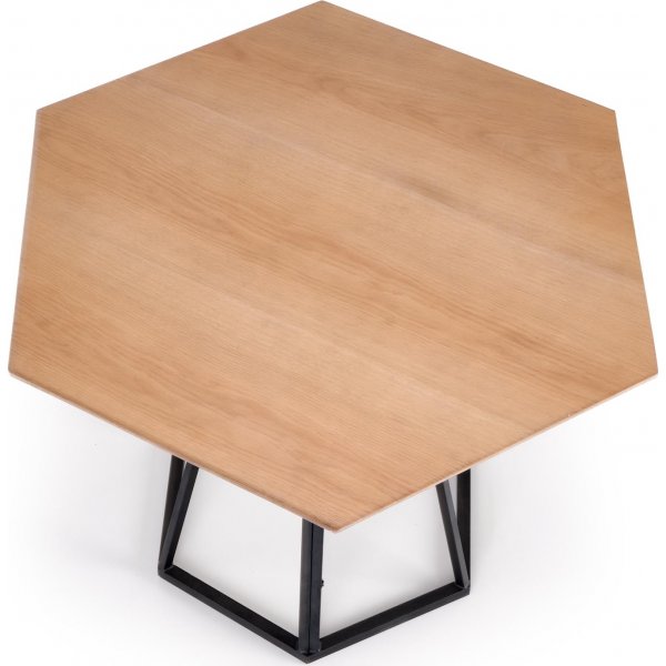 Table à manger Geneviève 110 x 95 cm - Noir Table à manger Geneviève 110 x 95 cm - Noir