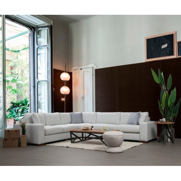 Canapé d'angle Lombardo - Beige Canapé d'angle Lombardo - Beige