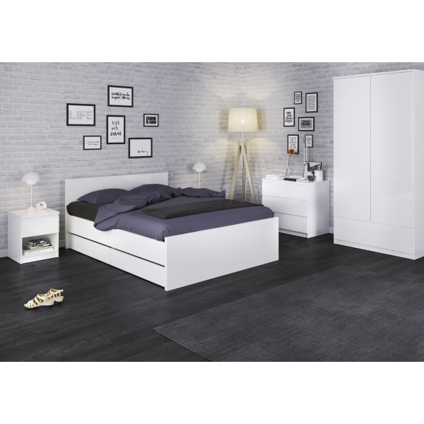 Table de chevet Naia 1 - Blanc Table de chevet Naia 1 - Blanc