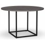 Sintorp runt matbord 115 cm - Betong (Exklusivt laminat) + Mbeltassar