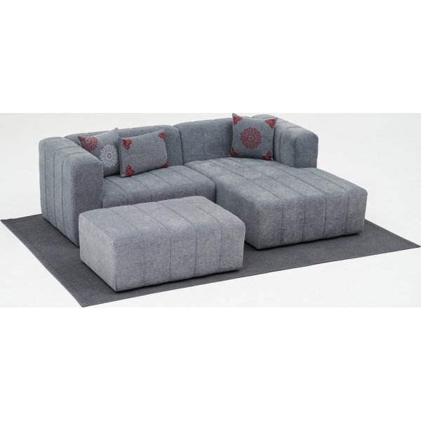 Beyza sittpuff - Grå Beyza sittpuff - Grå