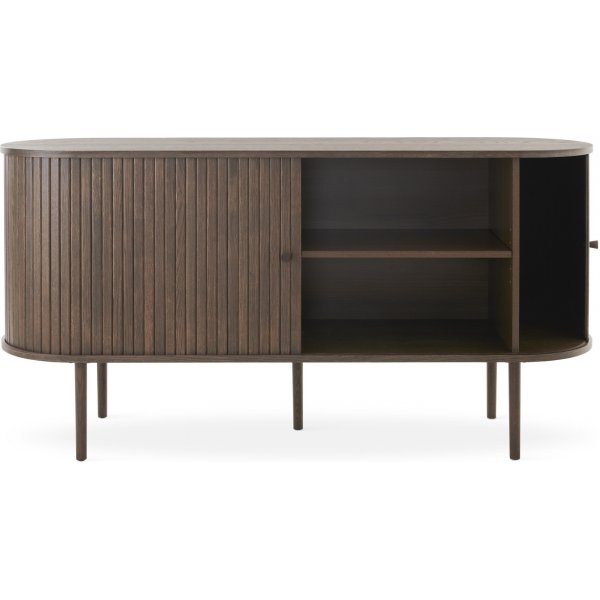 Buffet Slide 150 cm - Chêne laqué marron Buffet Slide 150 cm - Chêne laqué marron