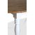 Victoria matgrupp, ovalt matbord 178 x 110 cm med 4 st Tuva stolar - Vit/Brunbets