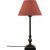 Lampe de table Lisa - Noir/rouge - 45 cm