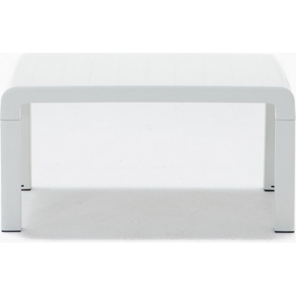 Groupe salon Lara avec canapé 3 places, 2 fauteuils et table sans coussins - Blanc Groupe salon Lara avec canapé 3 places, 2 fauteuils et table sans coussins - Blanc