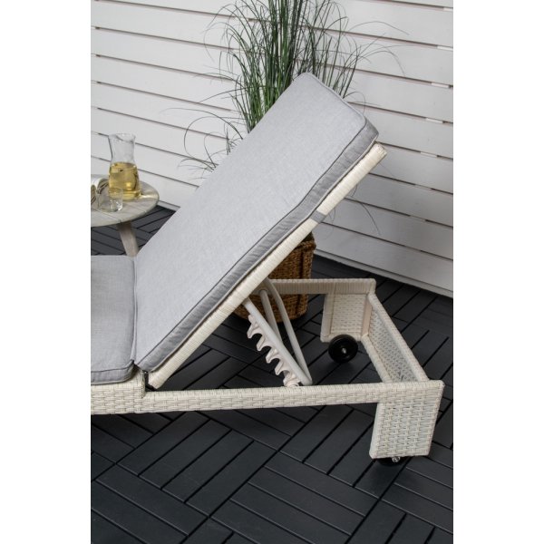 London solsäng - Vit London solsäng - Vit