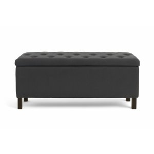 Sängkista Hasslö 120 cm - Mörkgrå Sängkista Hasslö 120 cm - Mörkgrå