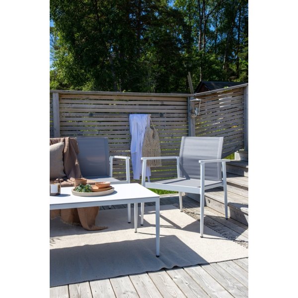 Groupe de canapés Break - Blanc/gris Groupe de canapés Break - Blanc/gris