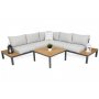 Loungesoffa Belair med bord - Gr/ljusgr