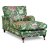 Howard Spirit divanfauteuil in gebloemde stof - Eden Parrot Green Howard Spirit divanfauteuil in gebloemde stof - Eden Parrot Green