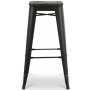 Montreux Barpall i plt vintage - Plt / Mrkbrunt tr