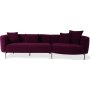 Macaroon divansoffa - Fuchsia