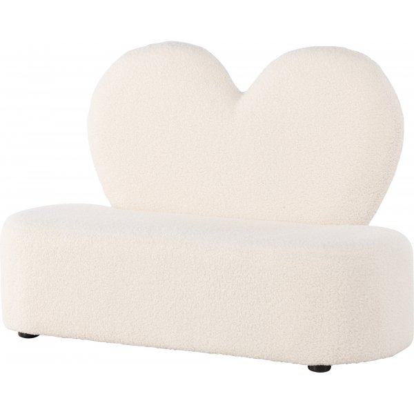Kids soffa - Vit teddy Kids soffa - Vit teddy