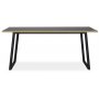 Edge 3.0 matgrupp 140x90 cm inkl 4 st svarta Alicia stolar bjtr - Gr Hgtryckslaminat (HPL)