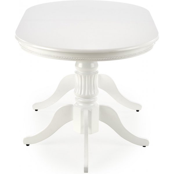 Leonardo uitschuifbare witte eettafel 90x150-190 cm