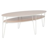 Leon soffbord 150 - Ljus ek / vit Leon soffbord 150 - Ljus ek / vit