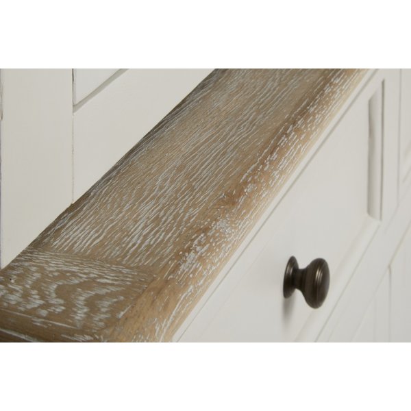 Hvaler Vitrinskp - Antikgr/ljusbetsad ek