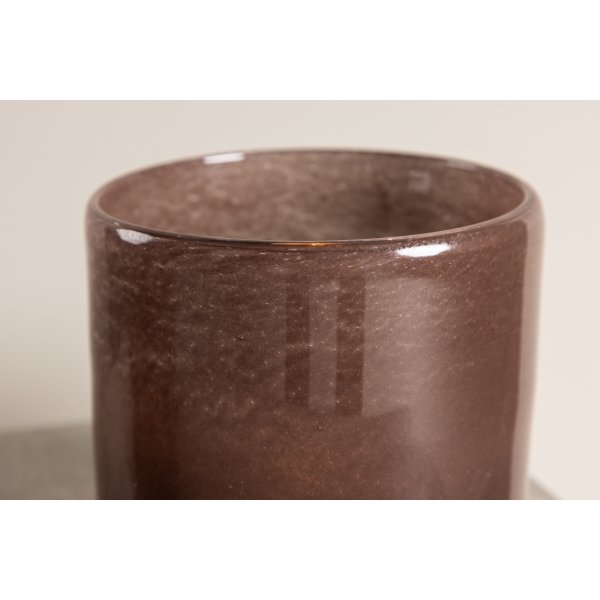 Lanterne Glora Ø12 cm - Marron Lanterne Glora Ø12 cm - Marron