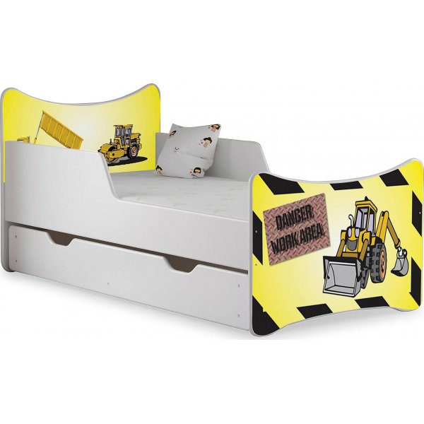 Barnsäng Teddy - Valfri storlek & dekal Barnsäng Teddy - Valfri storlek & dekal