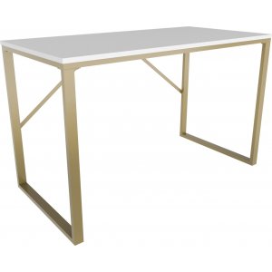 Bureau Layton 120 x 60 cm - Or/blanc