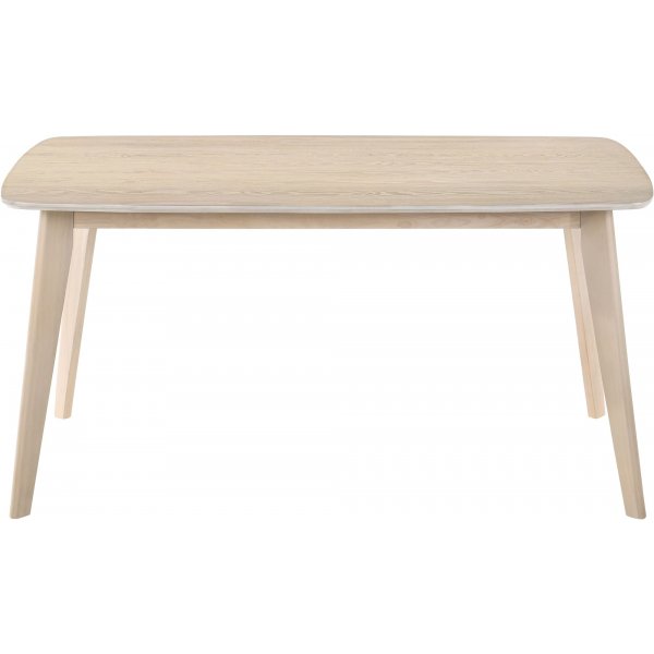 Florence matgrupp i whitewash; rektangulärt matbord 150 x 90 cm med 4 st Florence stolar Florence matgrupp i whitewash; rektangulärt matbord 150 x 90 cm med 4 st Florence stolar
