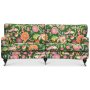 Savoy 3-sits svngd soffa med blommigt tyg - Havanna Grn