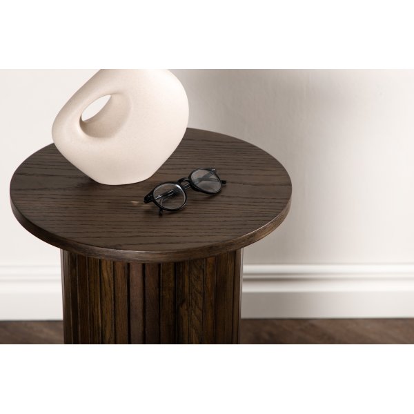 Bianca sidobord Ø40 cm - Mocka Bianca sidobord Ø40 cm - Mocka