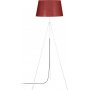 Tripod golvlampa - Vit/rd