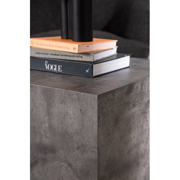 Table basse York 80 x 60 cm - Gris fonc