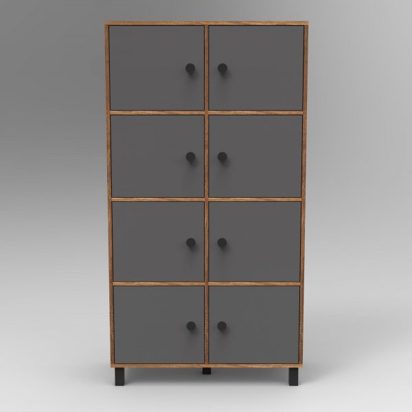 Cabinet Marken - baroque/anthracite