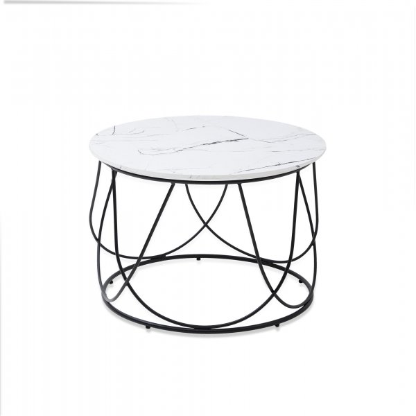 Table basse Bobby 60 cm - Blanc