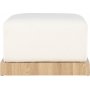 Ivy sittpuff - Vit boucle