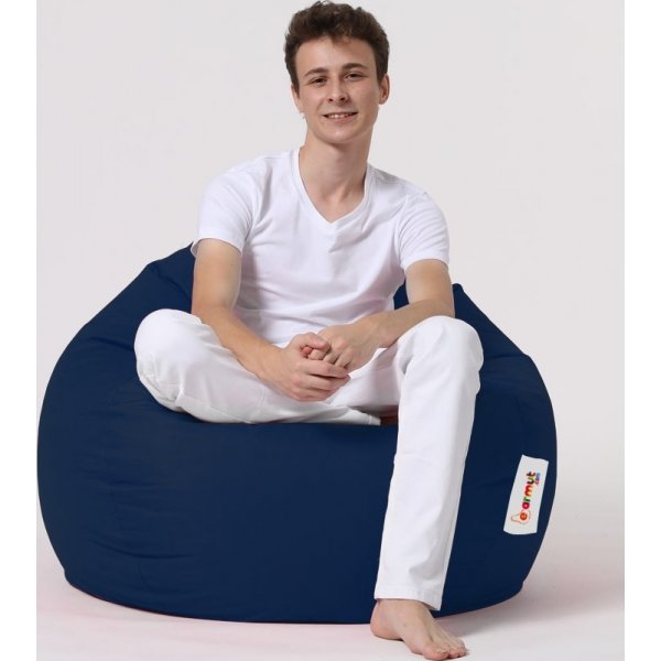 Pouf premium - Bleu fonc