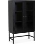 Carl vitrinskp lgt (Highboard) - Svartbetsad ask