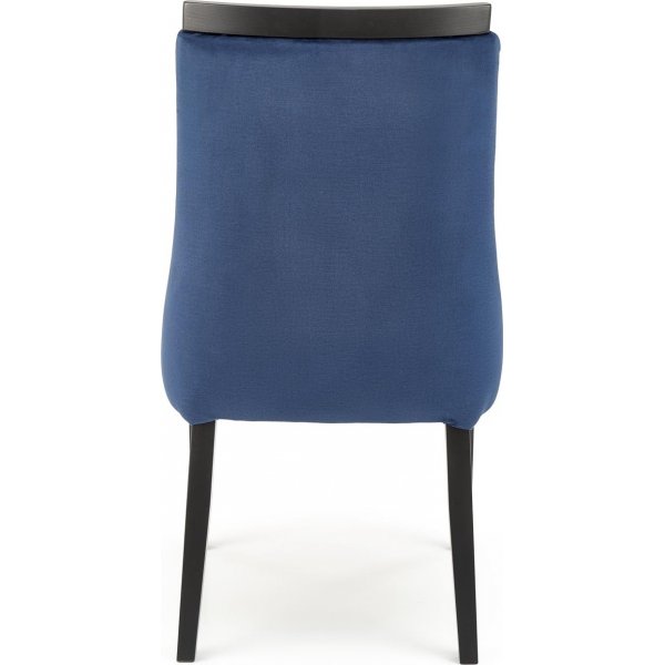 Chaise de salle à manger Royal - Noir/bleu foncé Chaise de salle à manger Royal - Noir/bleu foncé
