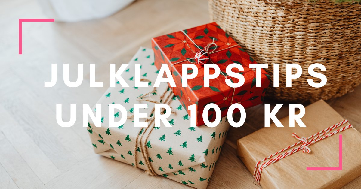 Julklappar under 100 kr