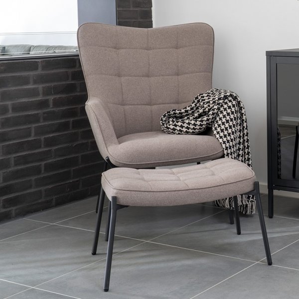 Side pld Svart/Beige 130 x 180 cm