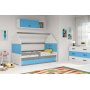 Domi juniorsng med frvaringsfack 80 x 160 cm - Valfri frg