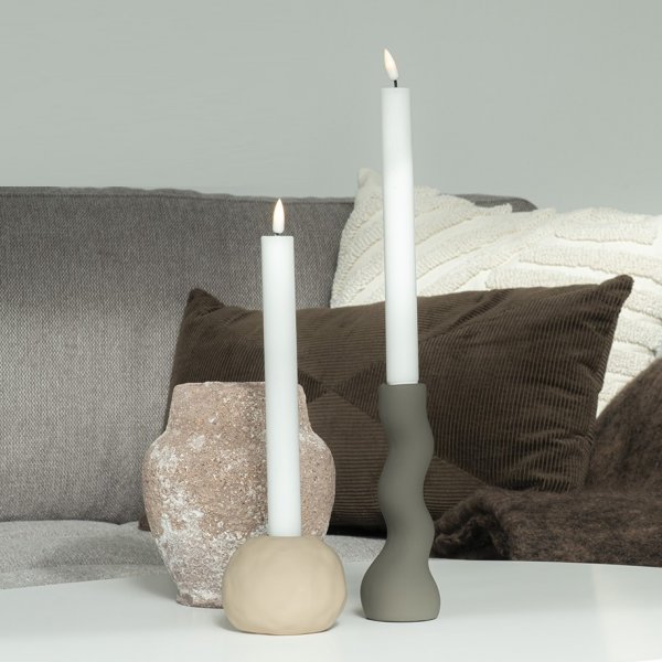 House Nordic ljusstake 8 Brun