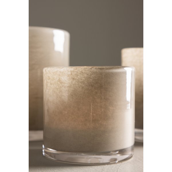 Glora lykta 8 cm - Beige