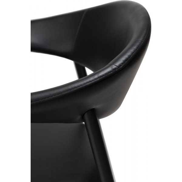 Fauteuil Rover - PU noir Fauteuil Rover - PU noir