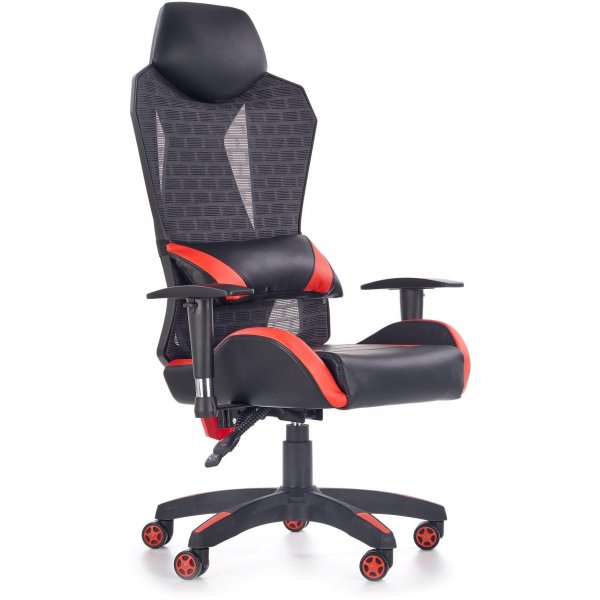 Lianne gamingstol Deluxe - Rd/svart